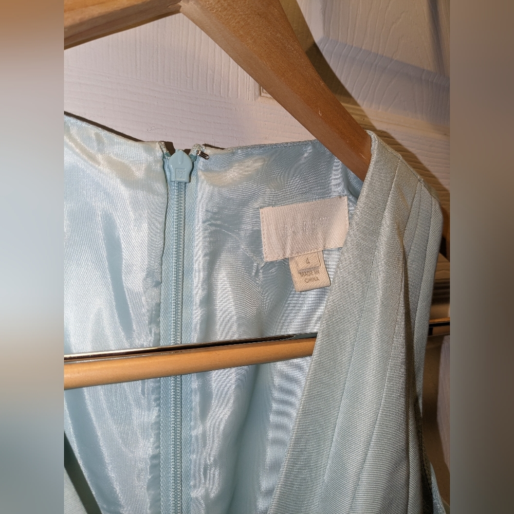 NEW J Crew Sophie Pale Green Dress size 4 Mint Pastel Formal Bridesmaid - Picture 3 of 7